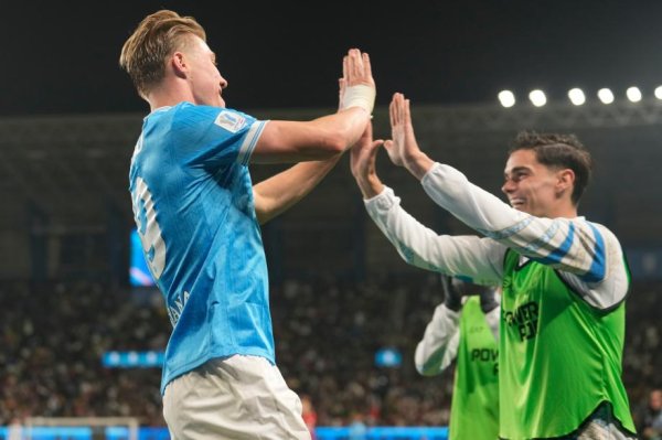 意超杯-内雷斯、霍伊伦破门 那不勒斯2-0米兰