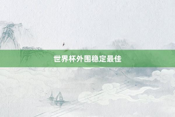世界杯外围稳定最佳